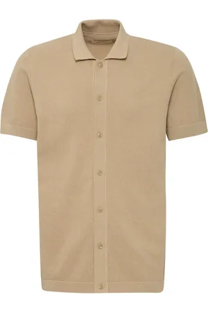 Blend Knitted Short Sleeve 100% Cotton Shirt