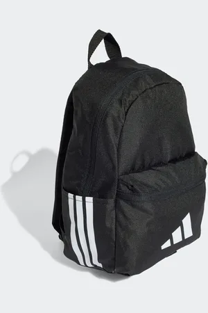 adidas Black 3 Bar Kids Backpack ONE