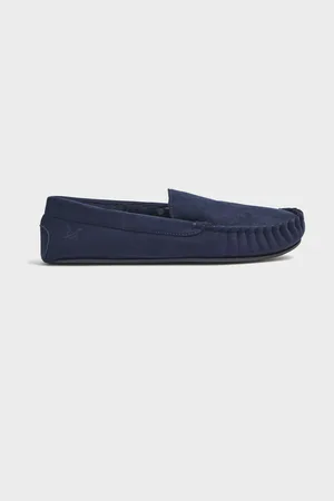 J.Crew Blue Moccasin Slippers AU 11 (UK 45)