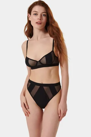 BlueBella Orla High Waist Black Thong AU 18