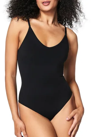 Spanx Sculpt Seamless Power Thong Bodysuit S