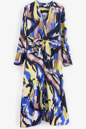 CELTIC & CO. Tie Front Midi Dress AU 10