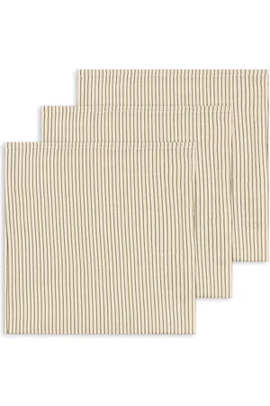 Konges Sløjd Brown Muslin 100% Organic Cotton Cloths 3 Pack one
