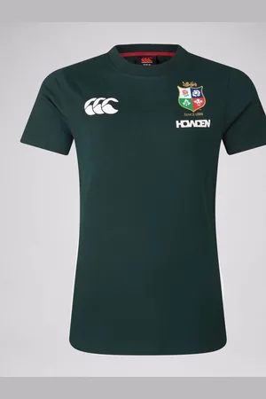 Canterbury Green British & Irish Lions Rugby Cotton Jersey T-Shirt AU 10