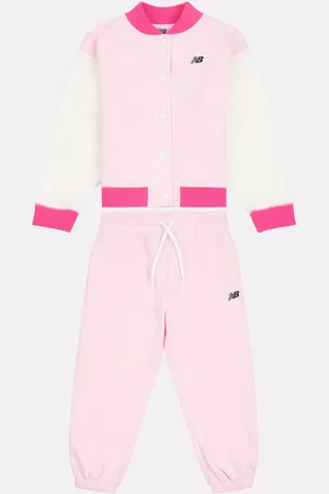 New Balance Pink Baby Girls Premium 100% Cotton Baseball Set 2 Years (92cm)