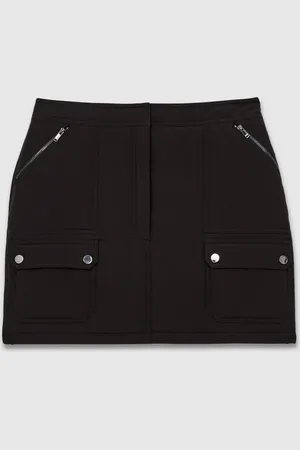 Reiss Peyton Quilted Mini Skirt AU 14