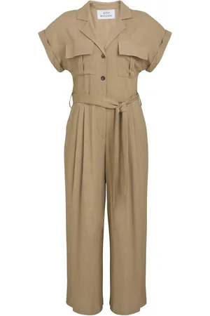 Gina Bacconi Carmela Brown Jumpsuit