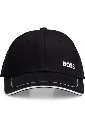 HUGO BOSS Black Cotton-Twill Cap One