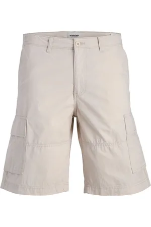 JACK & JONES Relaxed Fit 100% Cotton Cargo Shorts S