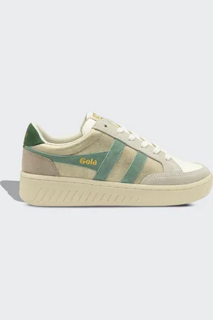 Gola Gold Green Mist Evergreen Womens Superslam Blaze Trainers AU 7 (EU 38)
