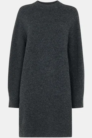 Whistles Ava Round Neck Knitted Jumper Dress L