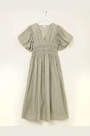 Fat Face FatFace Tabitha Textured Dress 18