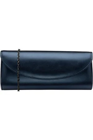 Lotus Blue Clutch Bag with Chain One