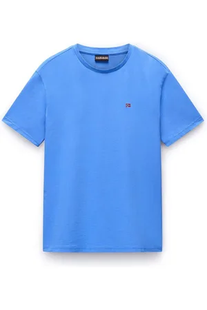 Napapijri Blue 100% Cotton Salis Short Sleeve T-Shirt XXL
