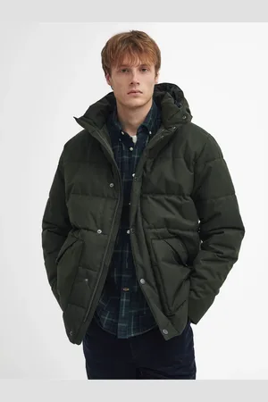 Barbour Green Brampton Puffer Jacket M