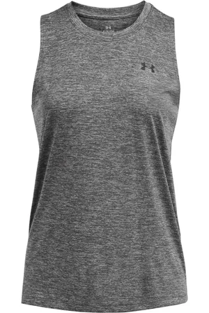 Under Armour Grey Tech Twist Tank L