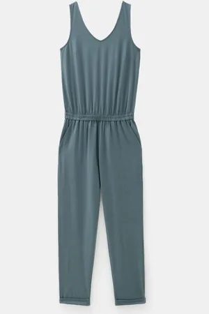 Hush Puppies Green Cropped Jersey Jumpsuit XS
