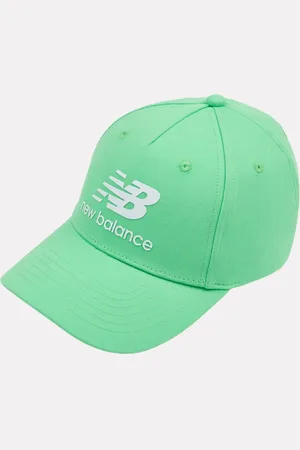 New Balance Green Stacked Logo Cap One