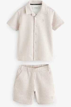 Ted Baker Textured Shirt And Shorts Set 7 Years (122cm)