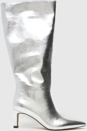 Schuh Silver Dottie Knee High Boots AU 7 (EU 38)