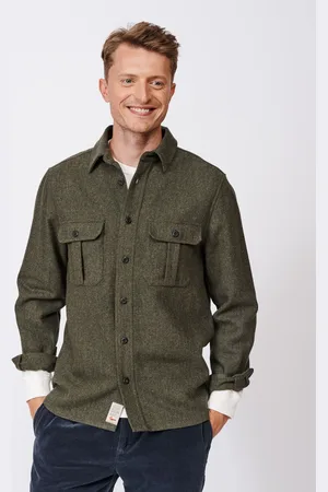 Aubin Ravendale Wool Overshirt XL
