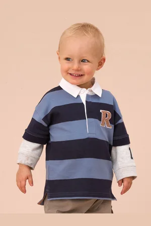 Angel & Rocket Zane Stripe Rugby Top 3