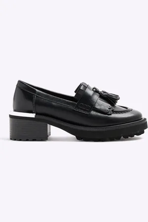 River Island Chunky Heeled Loafers AU 11 (EU 42)