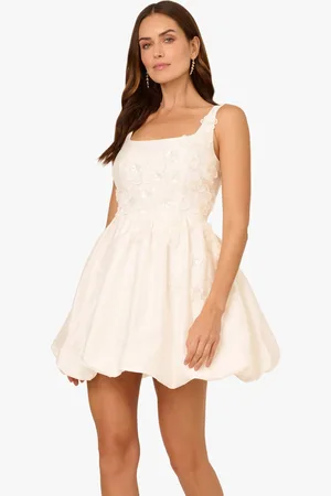 Adrianna Papell Bead Taffeta Bubble Dress AU 14