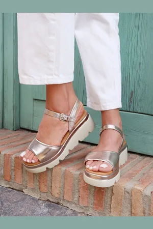 Linzi Pink Nyla Front Strap Platform Sandals AU 10 (EU 41)