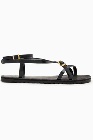 AllSaints AllSaints Black Tyla Sandals AU 6 (EU 37)