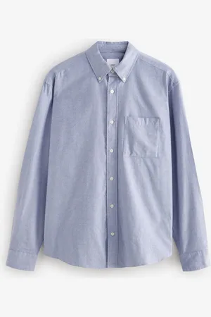 Next Brushed 100% Cotton Oxford Long Sleeve Shirt XXL