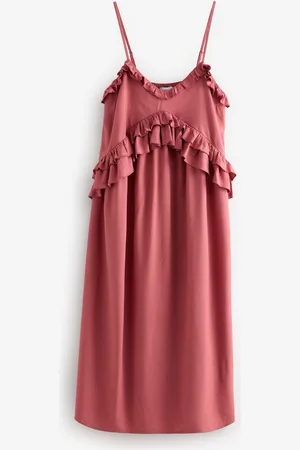 Next Ruffle Midi Slip Dress AU 18 Tall