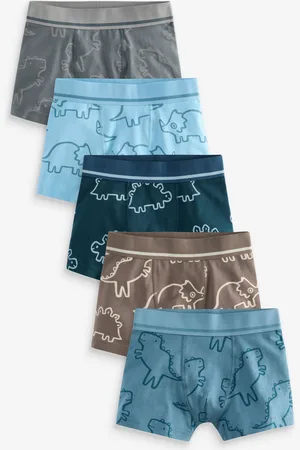 Next Linear Dino Print Trunks 5 Pack (1.5-16yrs) 11