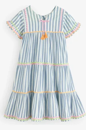 MISS Printed Boho 100% Cotton Summer Dress 110116cm