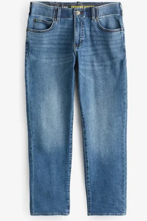 Lee Mid Blue Denim Straight Fit Denim Jeans W32 L30
