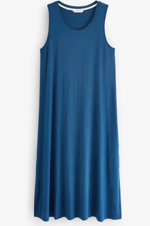 Cyberjammies Blue Jersey Long Nightdress AU 16