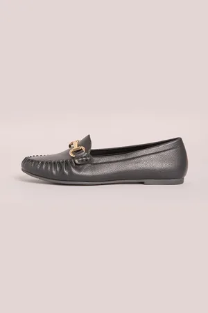Friends Like These Snaffle Comfort Flat Faux Leather Moccasin Boat Shoes Loafer AU 9 (EU 40)