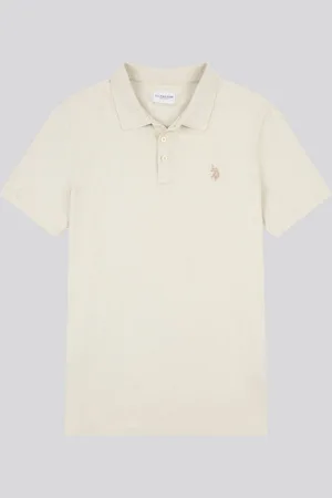 U.S. Polo Assn. U. S. Polo Assn. Mens Double Horsemen Jersey 100% Cotton Polo Shirt XXL