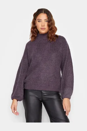 Long Tall Sally Purple Co-Ord Jumper AU 14-16 Tall
