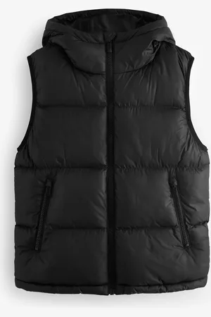 Next Black Hooded Padded Gilet (3-16yrs) 11 Years (146cm)