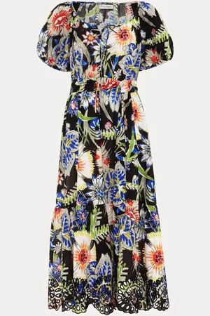 Phase Eight Petite Asa 100% Cotton Dress AU 16