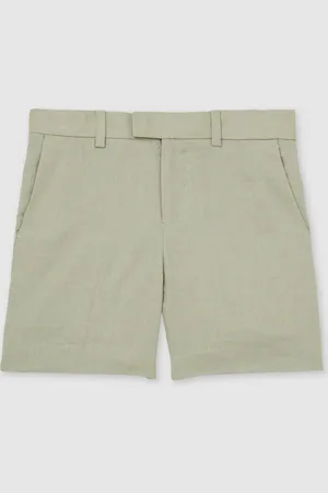 Reiss Kin Junior Linen Suit Shorts 128134cm