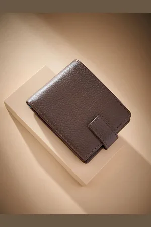 Next Brown Signature Leather Extra Capacity Wallet One