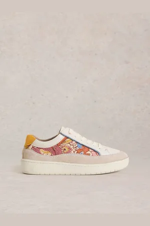 White Stuff White Della Leather Trainers AU 5 (EU 35)