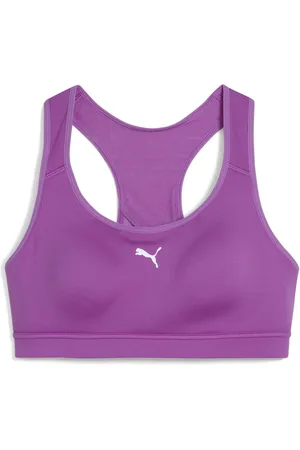 PUMA Purple Womens Running 4 Keeps Bra S