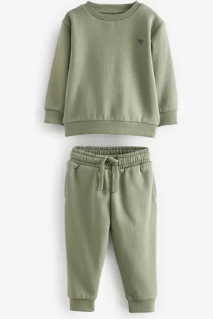 Next Green Sage Jersey Sweatshirt And Joggers Set (3mths-7yrs) 6