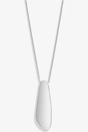Jon Richard Silver Tone Long Polished Adjustable Pendant Necklace one