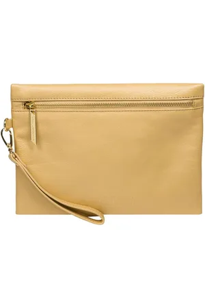 PURE LUXURIES LONDON Chalfont Leather Clutch Bag One