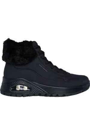 Skechers Black Uno Rugged Fall Air Boots AU 8 (EU 39)