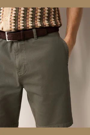 Next Faux Suede Belted Chino Shorts 40W x 31L (UK 40 R)